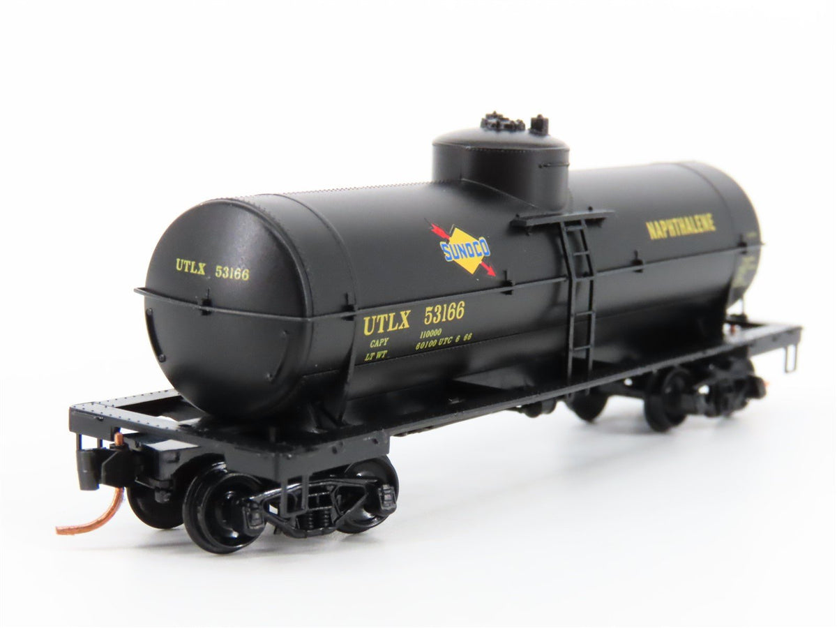 N Scale Micro-Trains MTL 06500692 UTLX Sunoco 39&#39; Single Dome Tank Car #53166