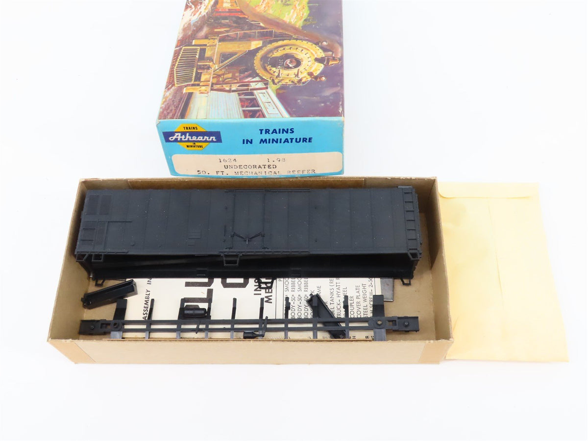 HO Scale Athearn Kit 1624 Undecorated 50&#39; Mechanical Reefer