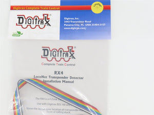 Digitrax RX4 4-Zone Transponding Receiver Add-on for BDL16 Series Detectors