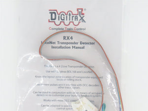 Digitrax RX4 4-Zone Transponding Receiver Add-on for BDL16 Series Detectors