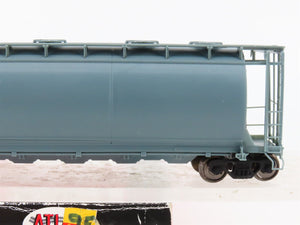 HO Scale Atlas 1950 Undecorated ACF 6-Bay Cylindrical Hopper