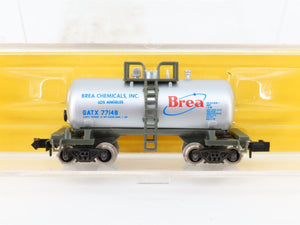 N Scale Atlas 3242 GATX Brea Chemical Beer Can Tank Car #77148