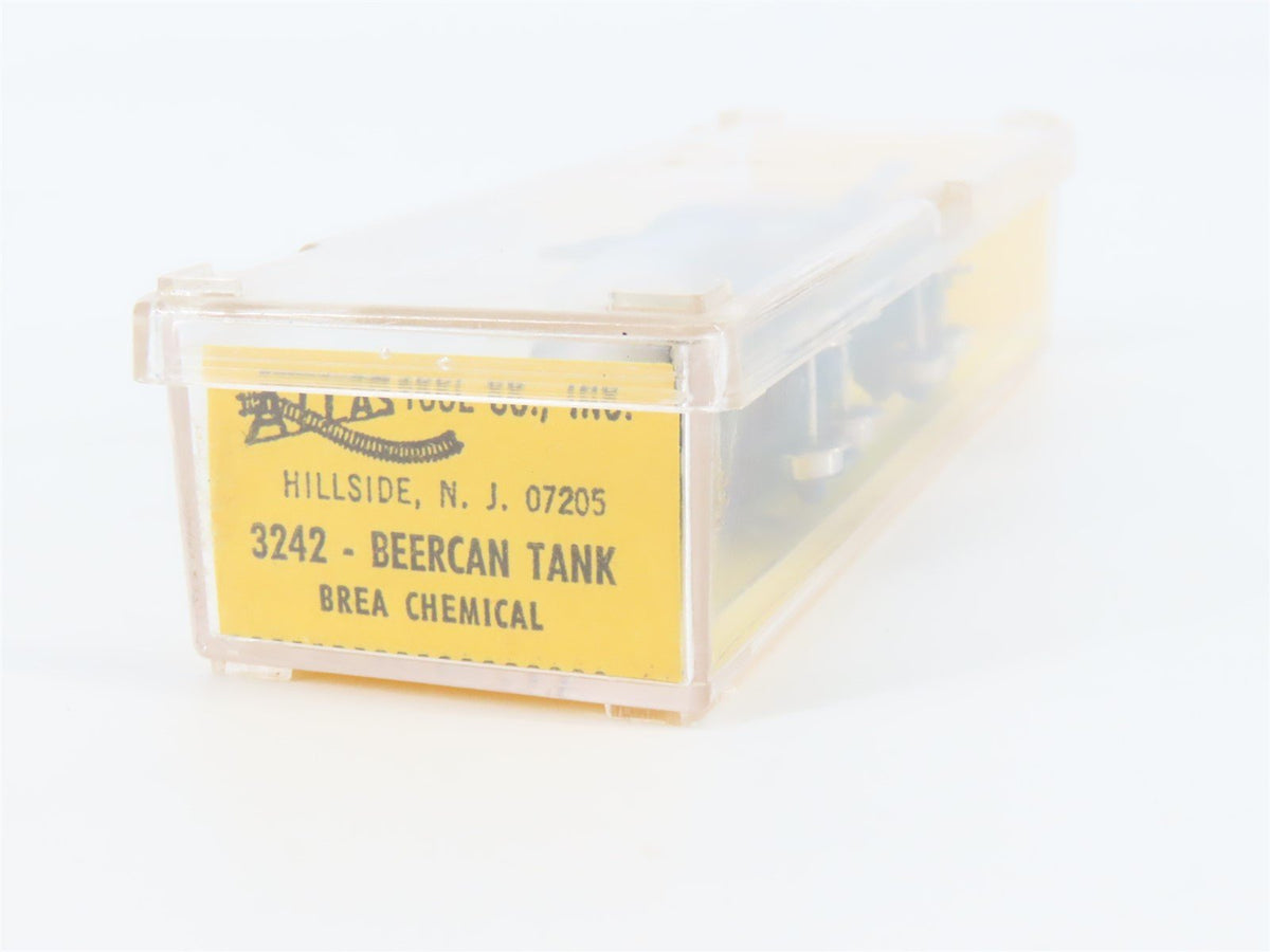 N Scale Atlas 3242 GATX Brea Chemical Beer Can Tank Car #77148