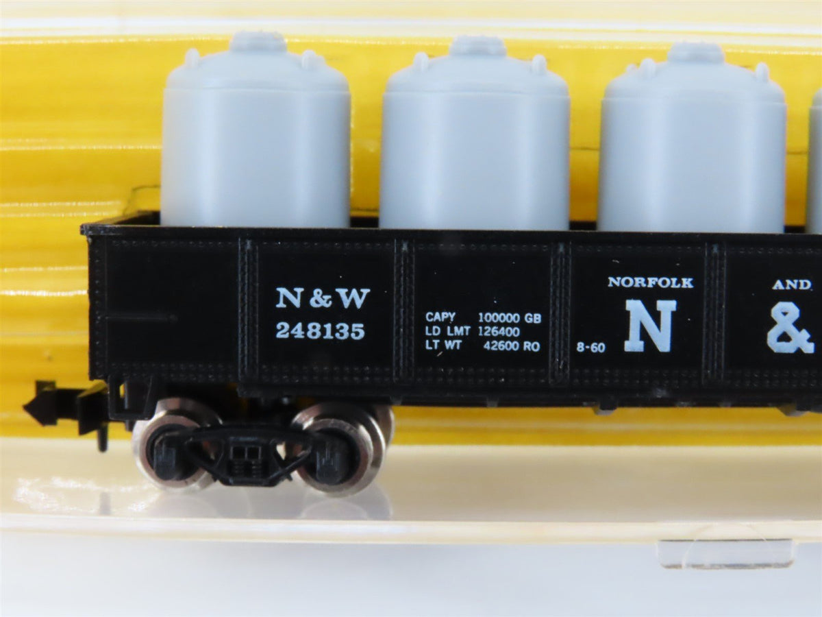 N Scale Atlas 3506 N&amp;W Norfolk &amp; Western 42&#39; Gondola #248135