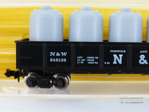 N Scale Atlas 3506 N&W Norfolk & Western 42' Gondola #248135