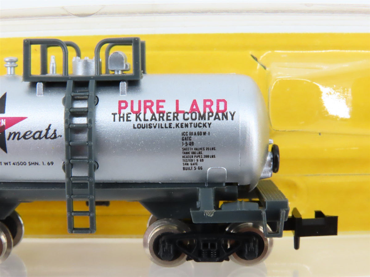 N Scale Atlas 3245 GATX Southern Lard Beer Can Tank Car #74401