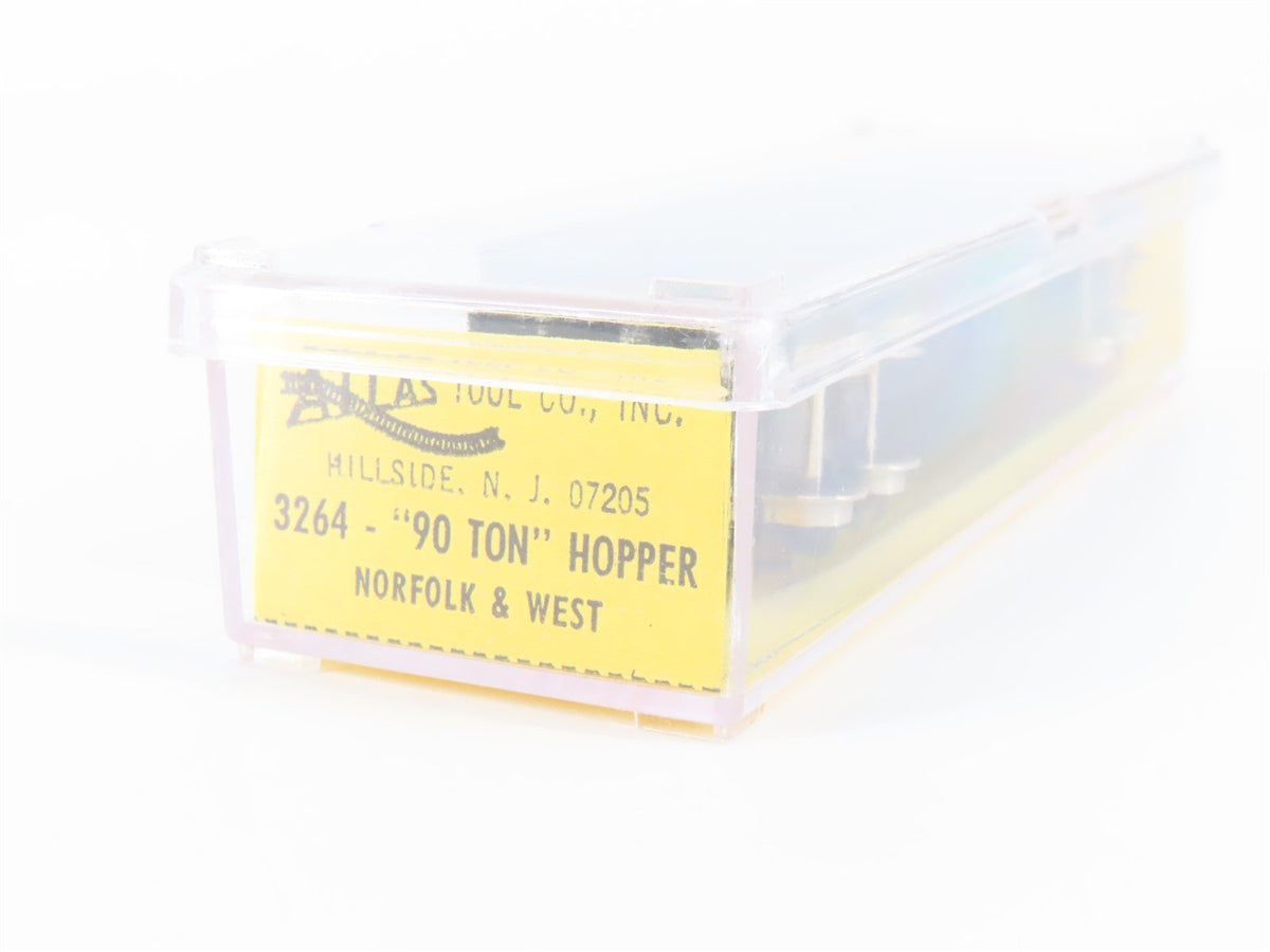 N Scale Atlas 3264 N&amp;W Norfolk &amp; Western 3-Bay Open Hopper #12987