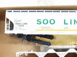 HO Athearn / Rail Runner Kit 189 SOO Line Colormark 55' Covered Hopper #74036