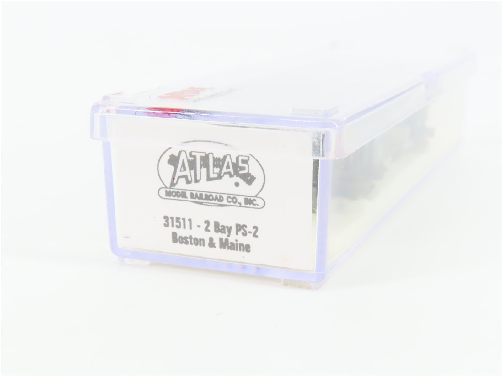 N Scale Atlas 31511 BM Boston & Maine 2-Bay Covered Hopper #5520