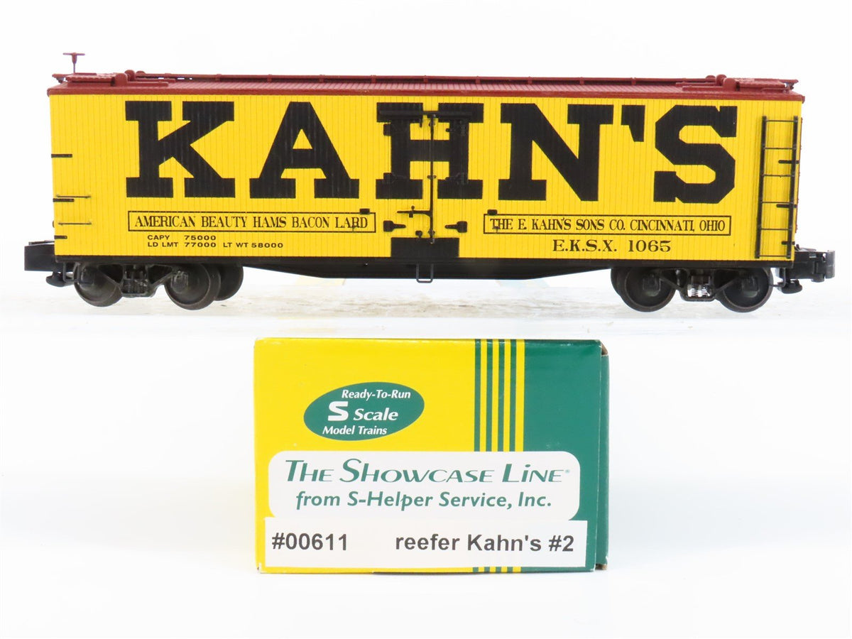 S Scale S-Helper Service Showcase Line 00611 EKSX Kahn&#39;s Reefer #1065