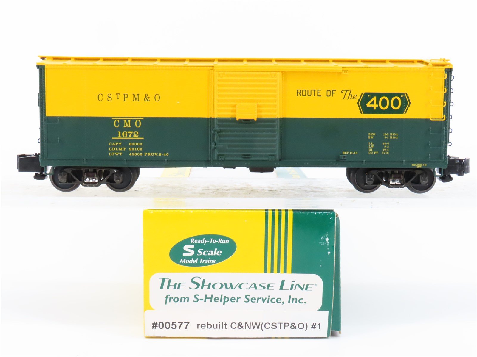 SHOWCASE LINE S-HELPER SERVICE Inc. 155# Rail W/BOX. 2000 new on sale and Box.