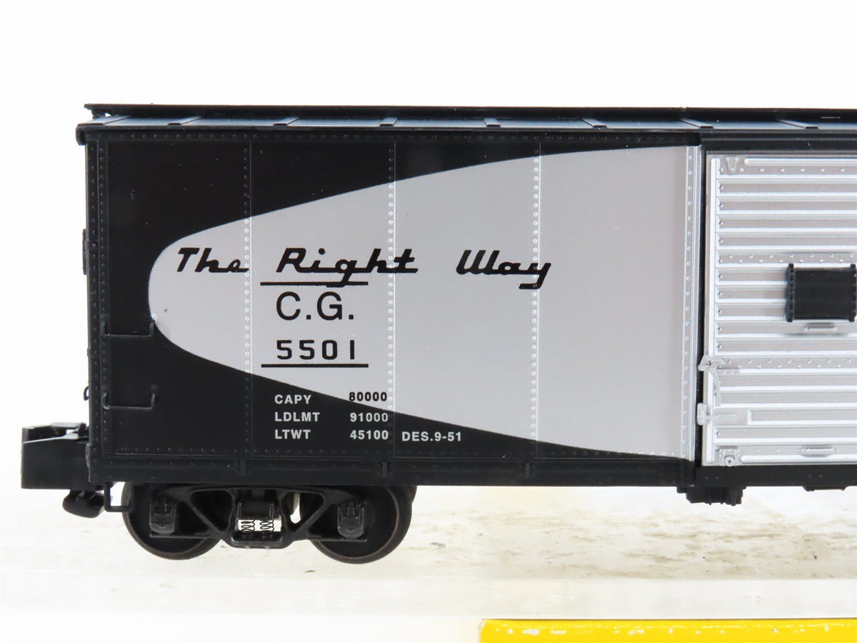 S Scale S-Helper Service Showcase Line 00709 CG Central of Georgia Box Car #5501