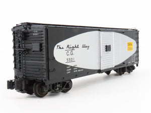 S Scale S-Helper Service Showcase Line 00709 CG Central of Georgia Box Car #5501