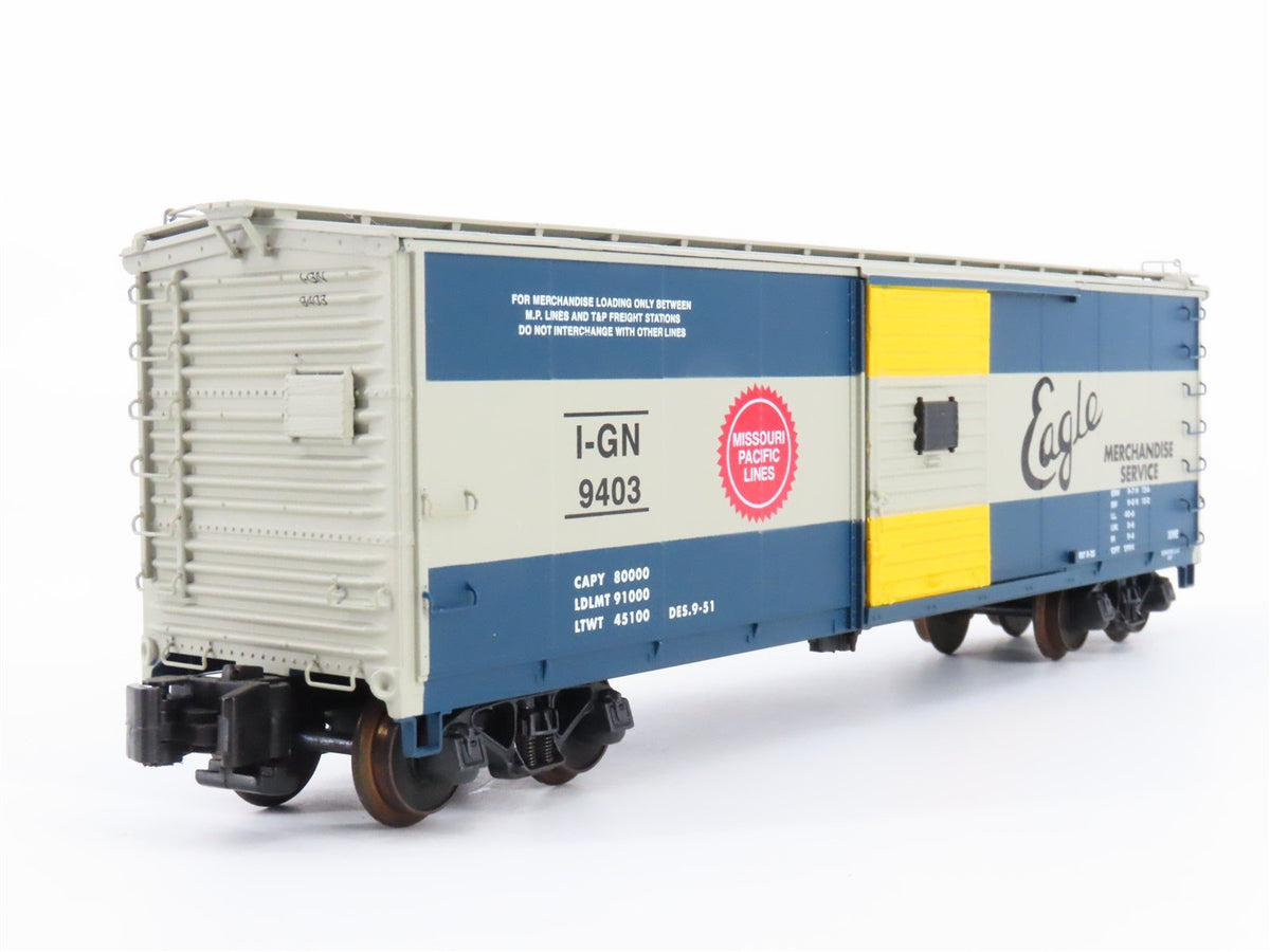 S Scale S-Helper Service Showcase Line 00348 I-GN MP Eagle Steel Box Car #9403