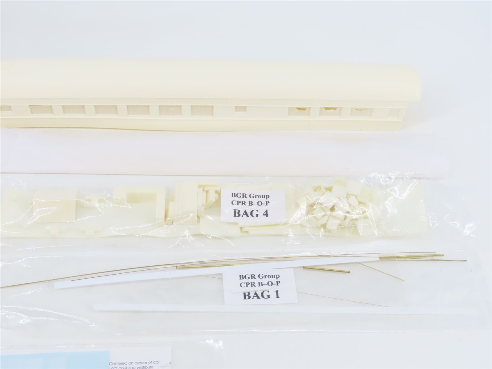 HO Scale BGR Group 051-018 CP Canadian Pacific Parlor/OBS Passenger Car Kit