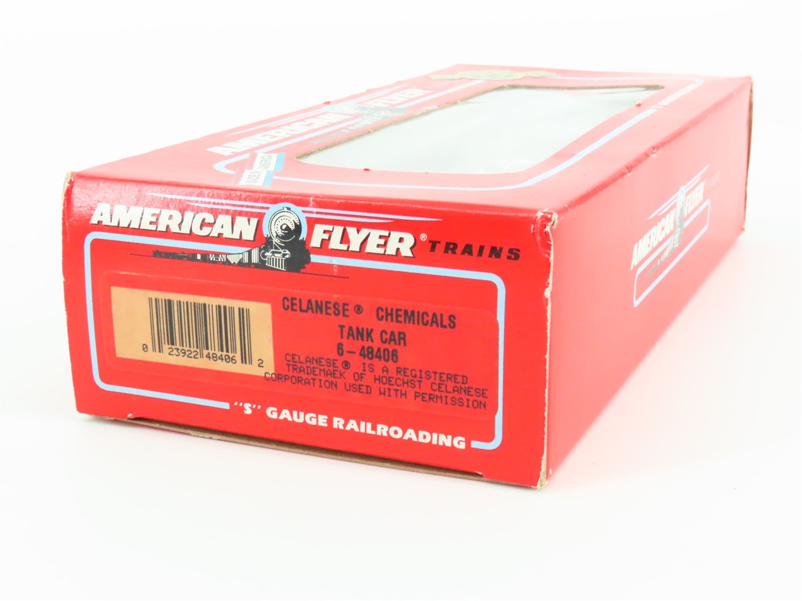 S Scale American Flyer 6-48406 GATX Celanese Chemicals Tank Car #48406