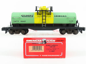 S Scale American Flyer 6-48407 GATX Gilbert Chemicals Tank Car #48407