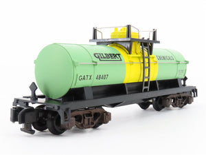 S Scale American Flyer 6-48407 GATX Gilbert Chemicals Tank Car #48407