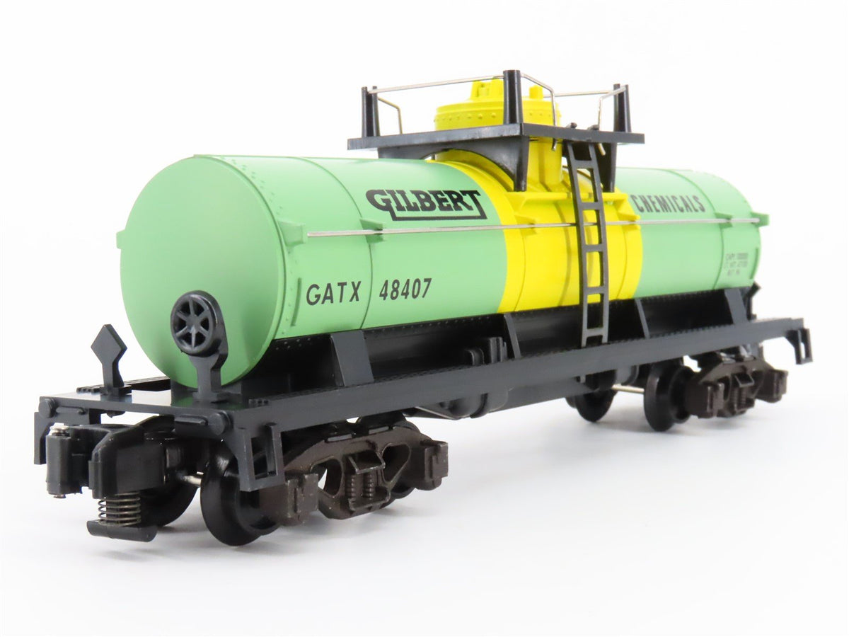 S Scale American Flyer 6-48407 GATX Gilbert Chemicals Tank Car #48407