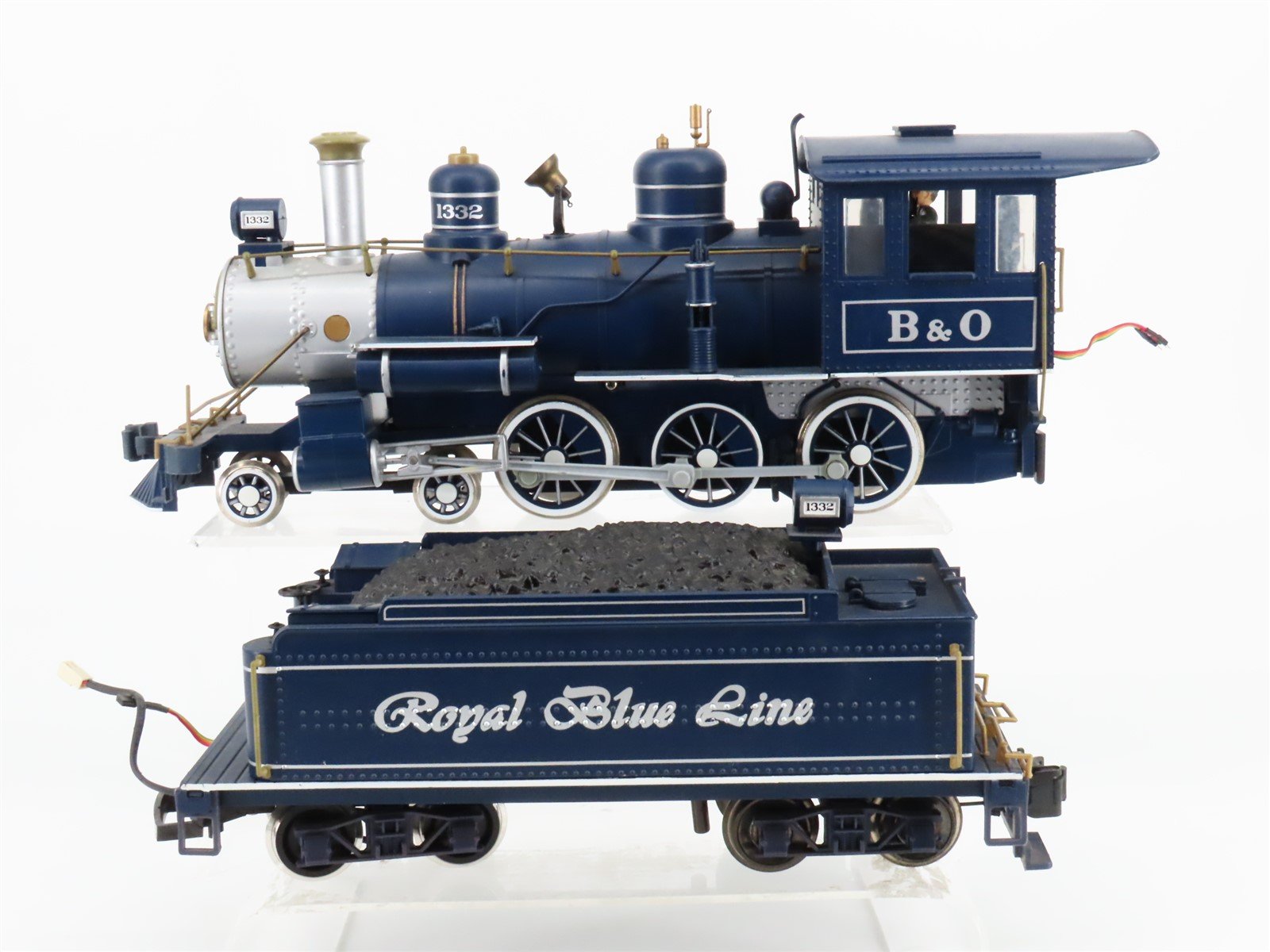 G Scale Bachmann B&O Baltimore & Ohio 4-6-0 Steam Locomotive #1332