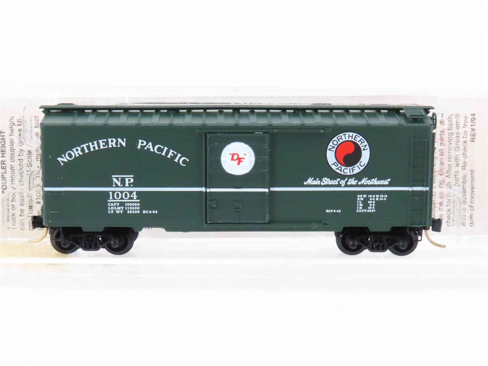 N Scale Micro-Trains MTL 20236 NP Northern Pacific 40' Boxcar #1004