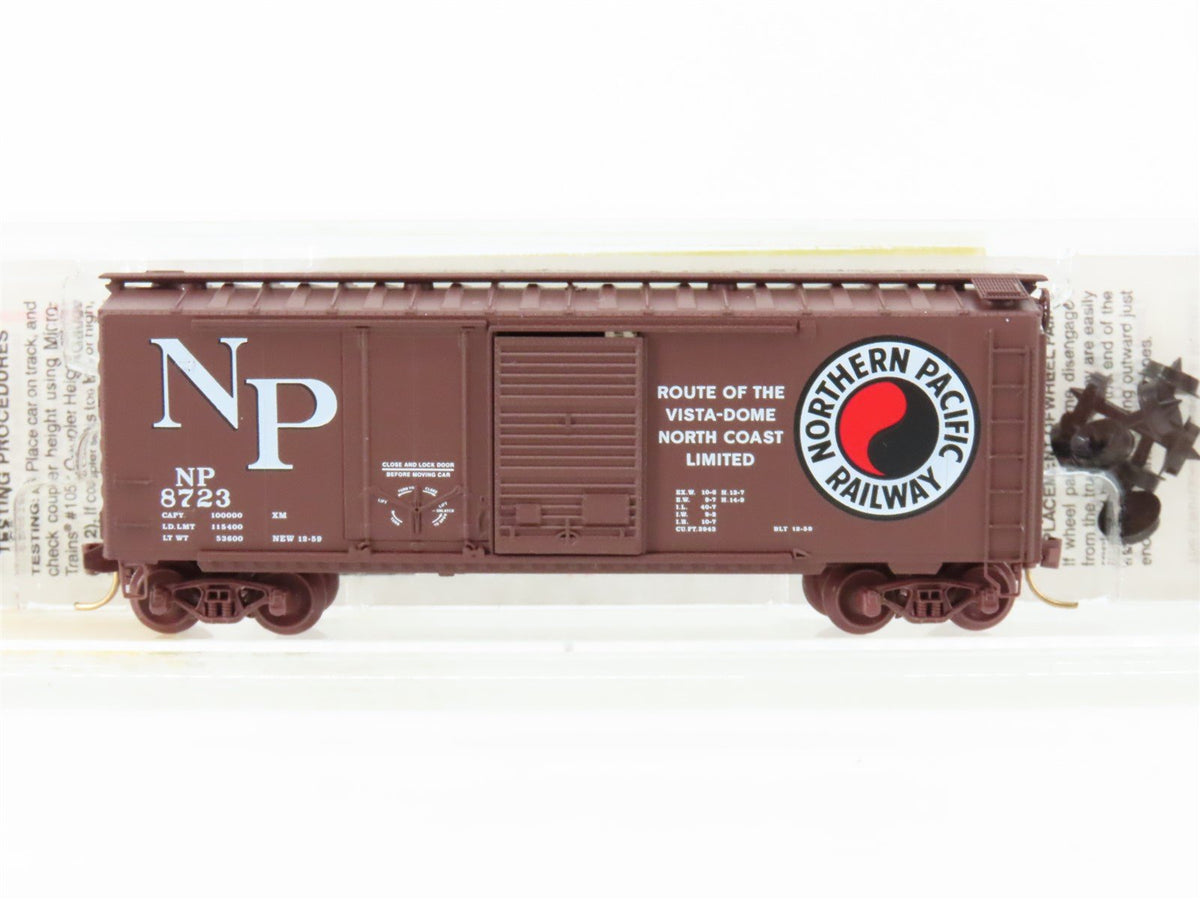 N Scale Micro-Trains MTL 22040 NP Northern Pacific 40&#39; Boxcar #8723