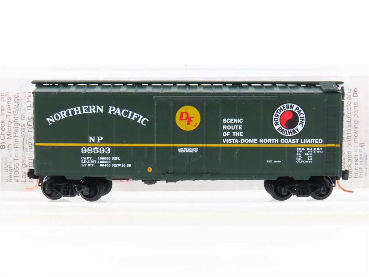 N Scale Micro-Trains MTL 21210 NP Northern Pacific 40&#39; Standard Boxcar #98593