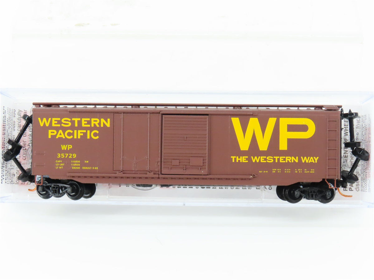 N Scale Micro-Trains MTL 03300180 WP Western Pacific 50&#39; Standard Boxcar #35729