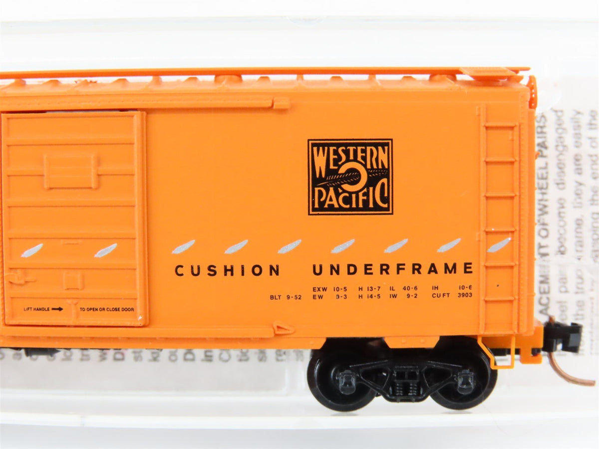 N Scale Micro-Trains MTL 20506 WP Western Pacific &quot;Feather&quot; 40&#39; Boxcar #1952