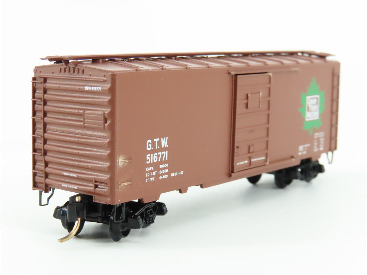 N Scale Micro-Trains MTL 20010 GTW Grand Trunk Western 40&#39; Boxcar #516771