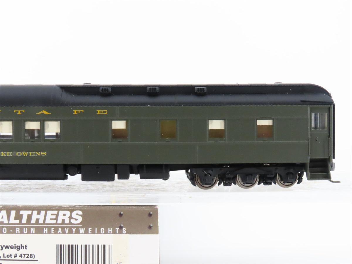 HO Walthers 932-10552 ATSF Santa Fe Heavyweight Pullman Passenger &quot;Lake Owens&quot;