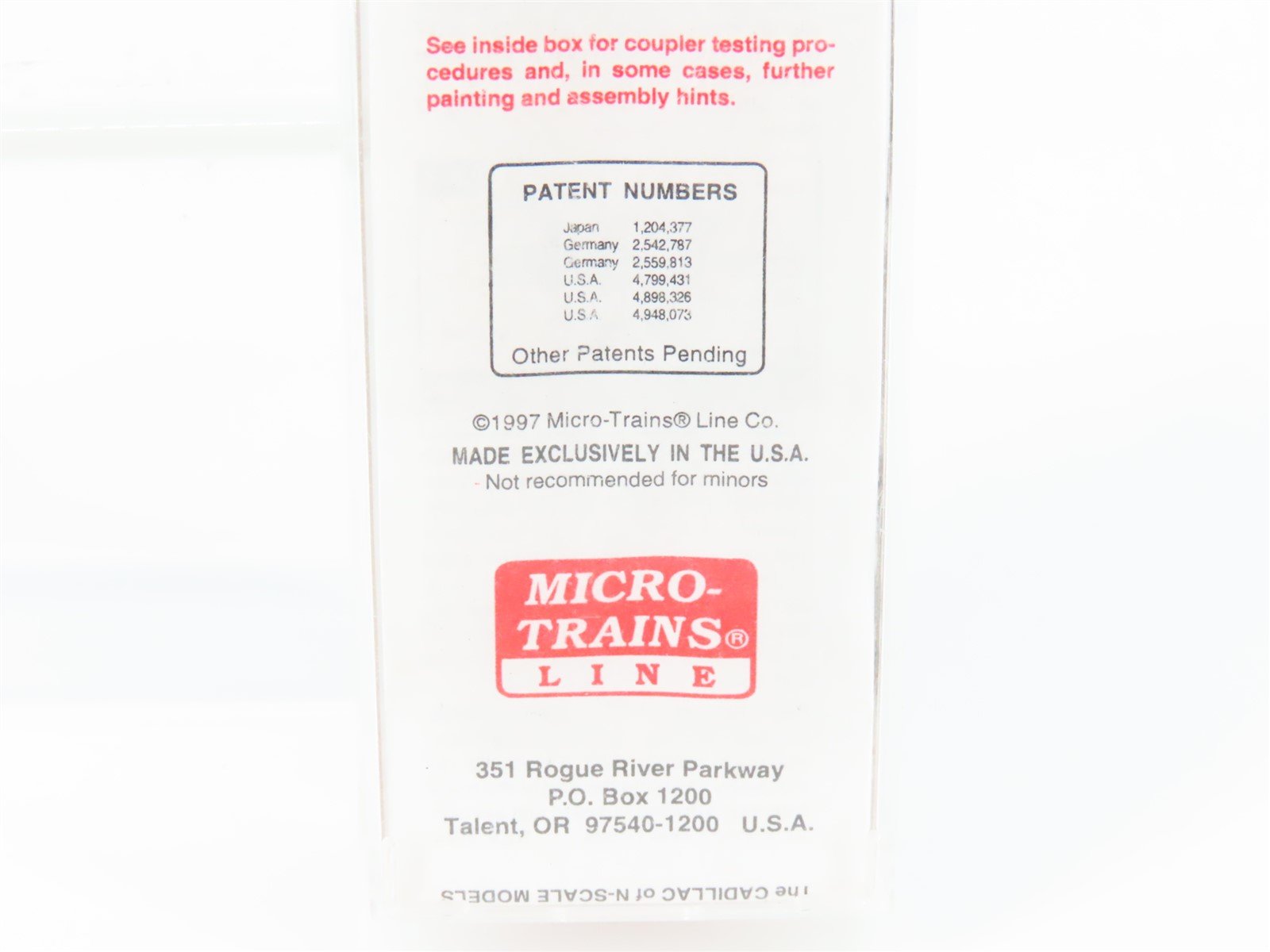 N Scale Micro-Trains MTL 69010/1 GN WFEX Western Fruit Express 51' Reefer #805