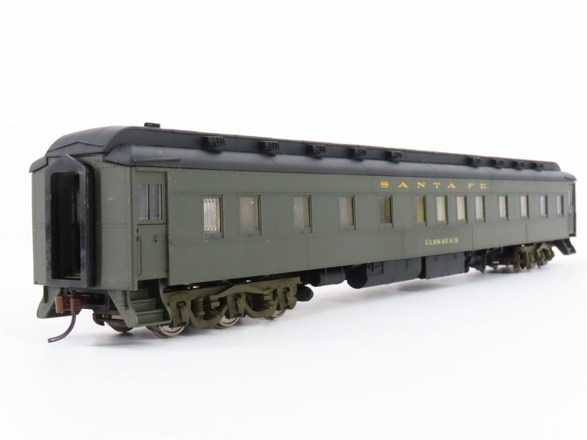 HO Walthers 932-10402 ATSF Santa Fe Heavyweight Pullman Passenger &quot;Glen Beach&quot;