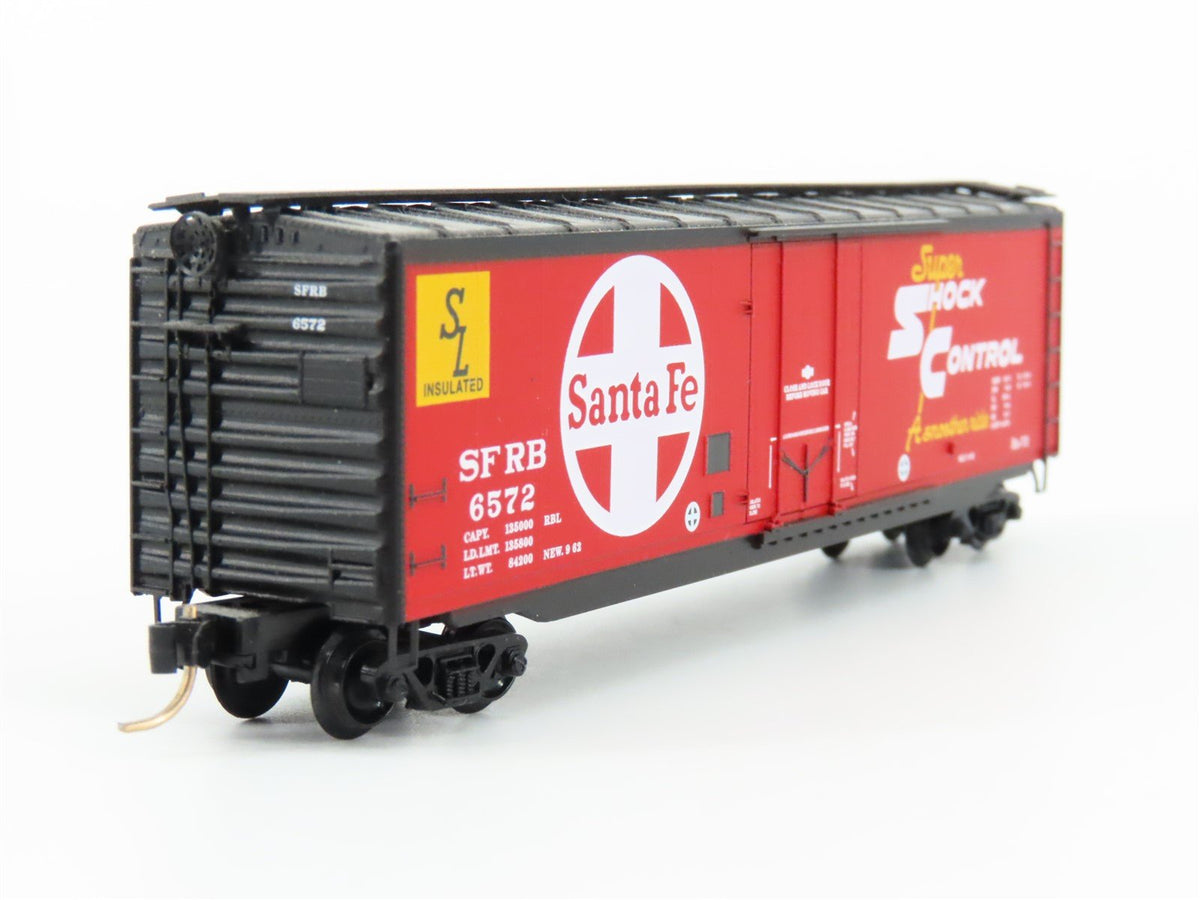 N Scale Micro-Trains MTL 32350 SFRB Santa Fe 50&#39; Standard Boxcar #6572