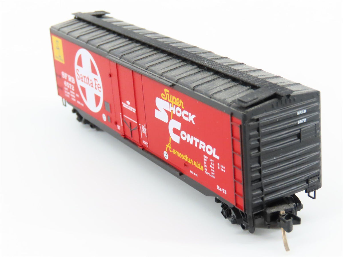 N Scale Micro-Trains MTL 32350 SFRB Santa Fe 50&#39; Standard Boxcar #6572