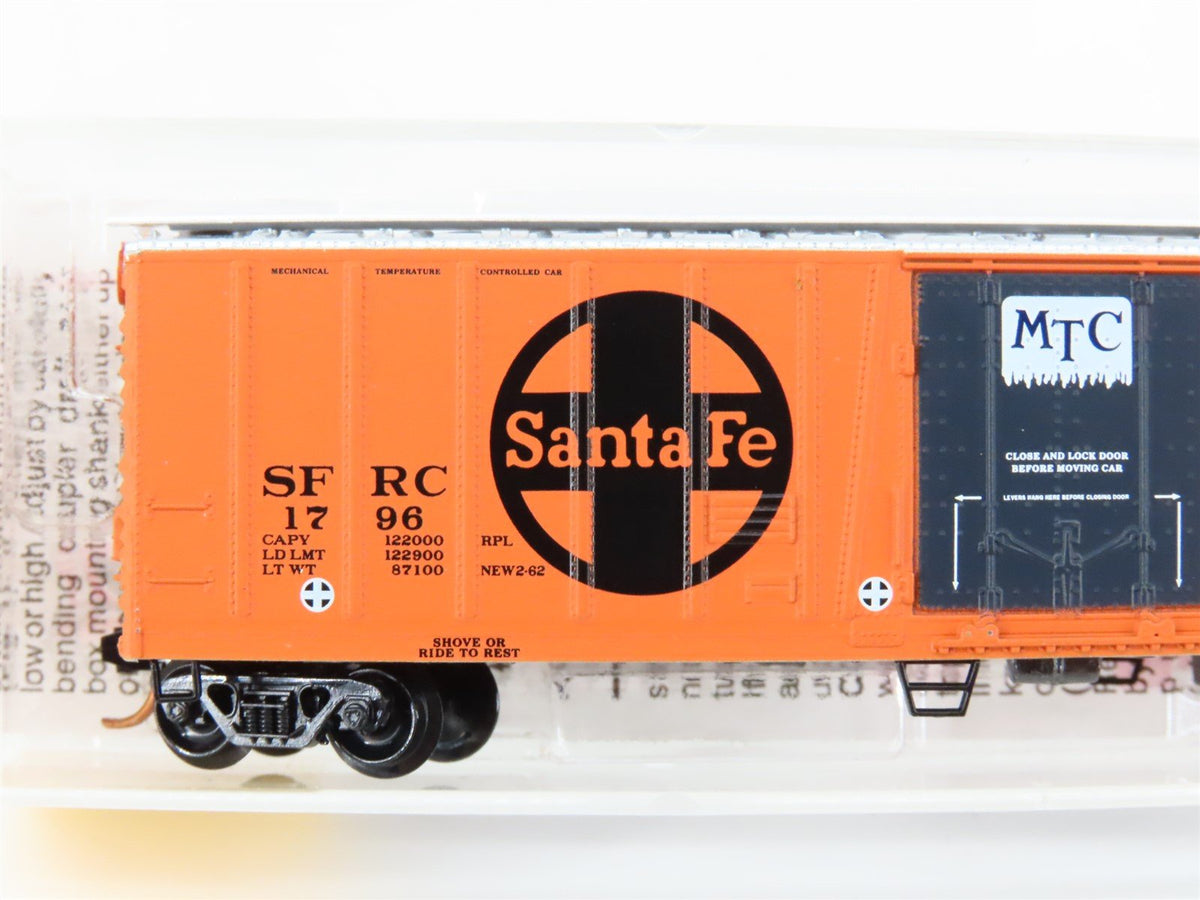 N Scale Micro-Trains MTL 70070 SFRC Santa Fe 51&#39; 3-3/4&#39;&#39; Mech Reefer #1796