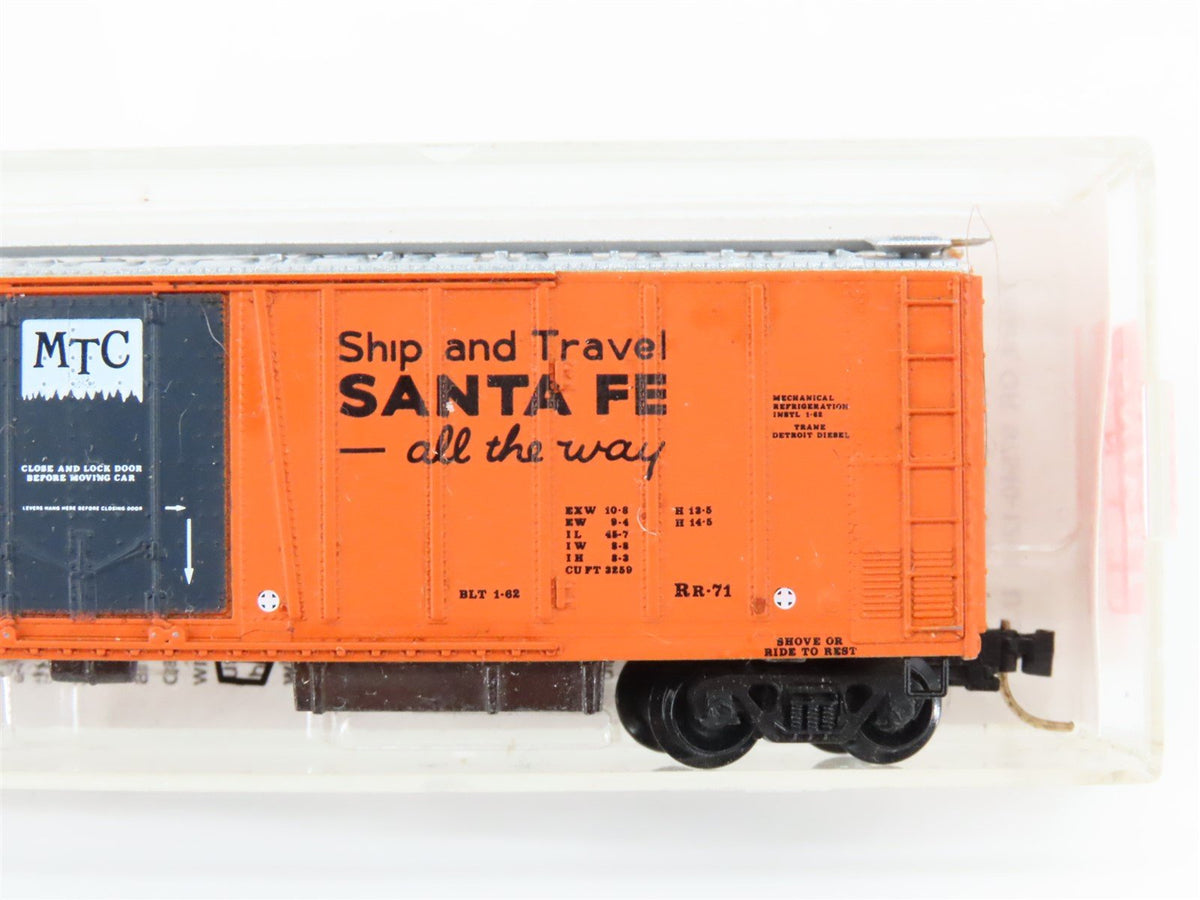 N Scale Micro-Trains MTL 70070 SFRC Santa Fe 51&#39; 3-3/4&#39;&#39; Mech Reefer #1707