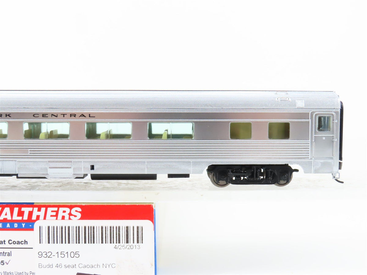 HO Scale Walthers 932-15105 NYC New York Central 85&#39; Coach Passenger Car