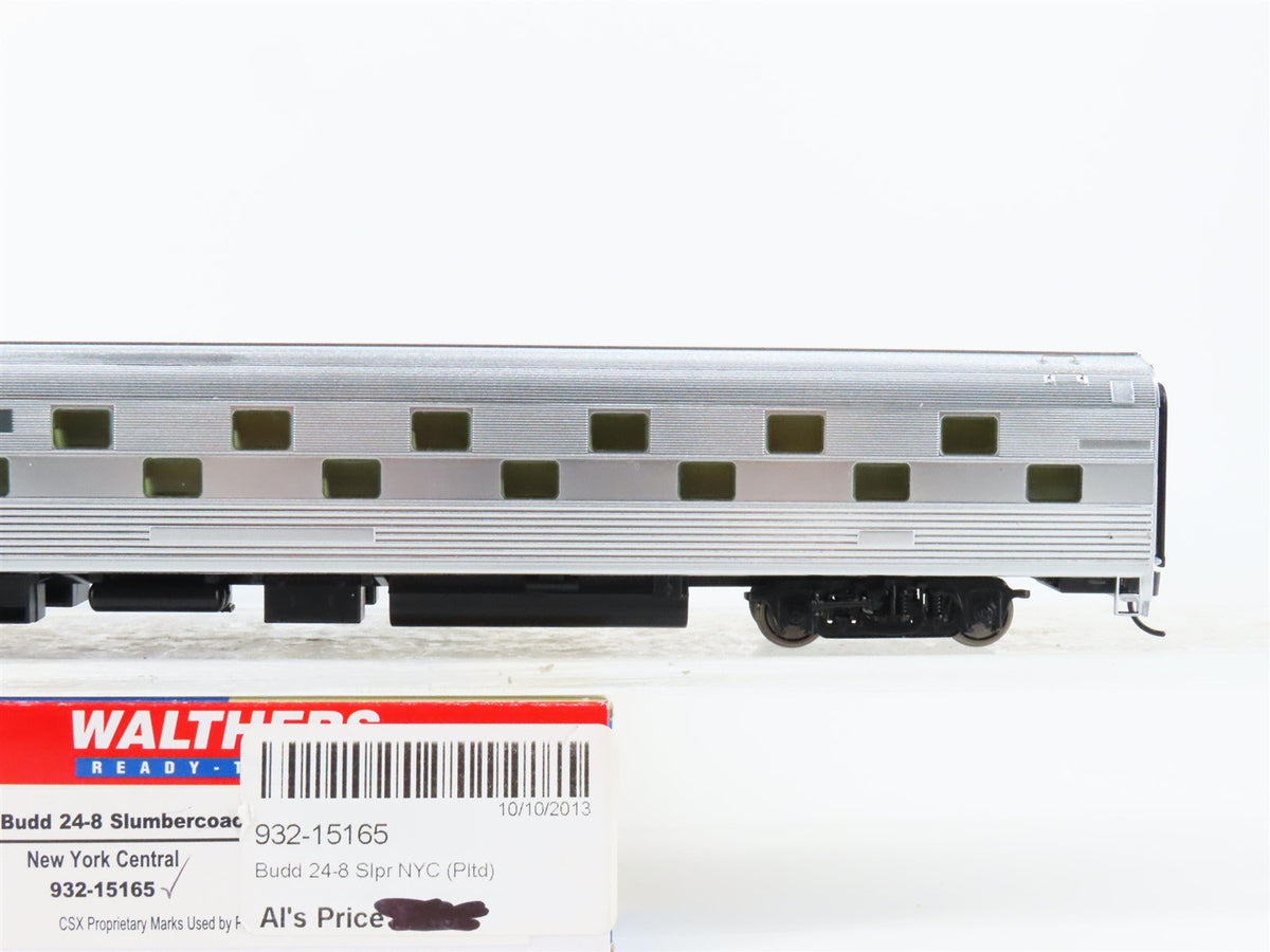 HO Scale Walthers 932-15165 NYC New York Central 85&#39; Slumbercoach Passenger Car