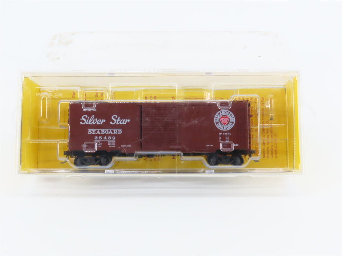 HO Scale Kadee 5115 SAL Seaboard Silver Star 40&#39; Box Car #25439 - Sealed