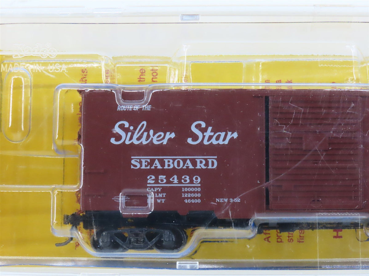 HO Scale Kadee 5115 SAL Seaboard Silver Star 40&#39; Box Car #25439 - Sealed