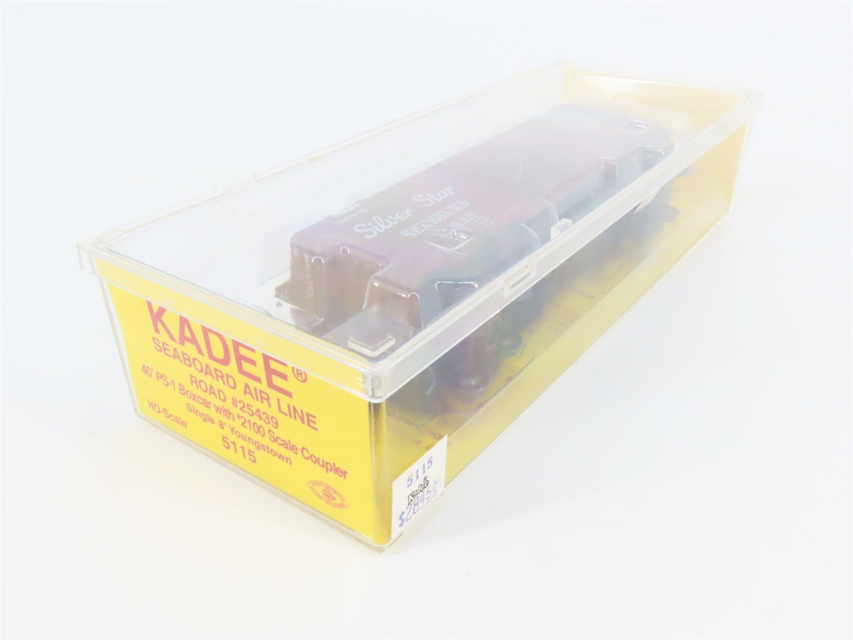 HO Scale Kadee 5115 SAL Seaboard Silver Star 40&#39; Box Car #25439 - Sealed