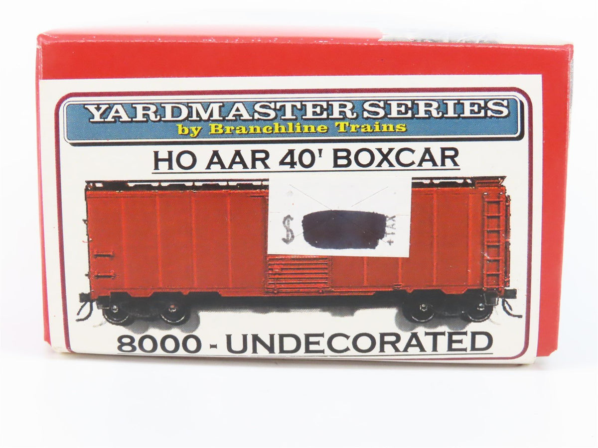 HO Scale Branchline Yardmaster Series Kit 8000 Undecorated 40&#39; AAR Box Car