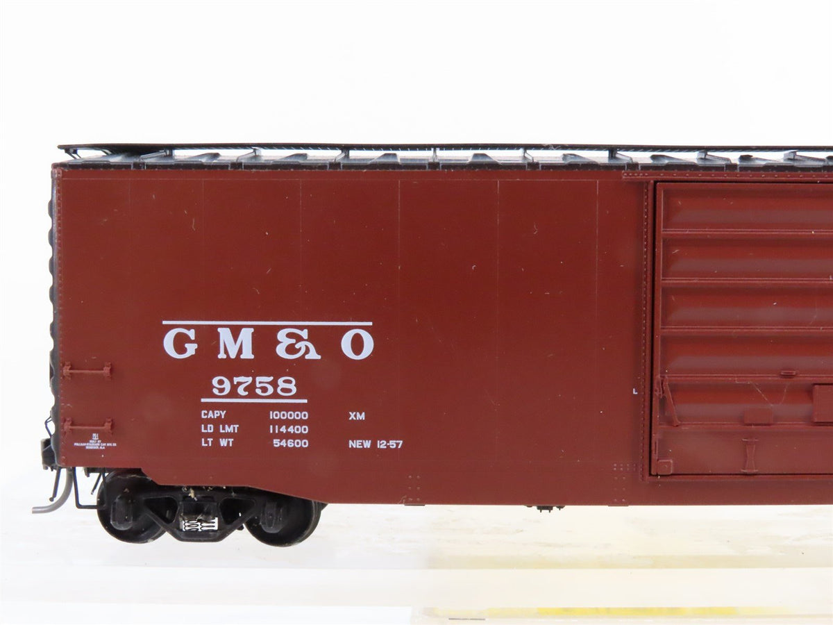 HO Scale Kadee 6003 GM&amp;O Gulf Mobile &amp; Ohio 50&#39; Single Door Box Car #9758