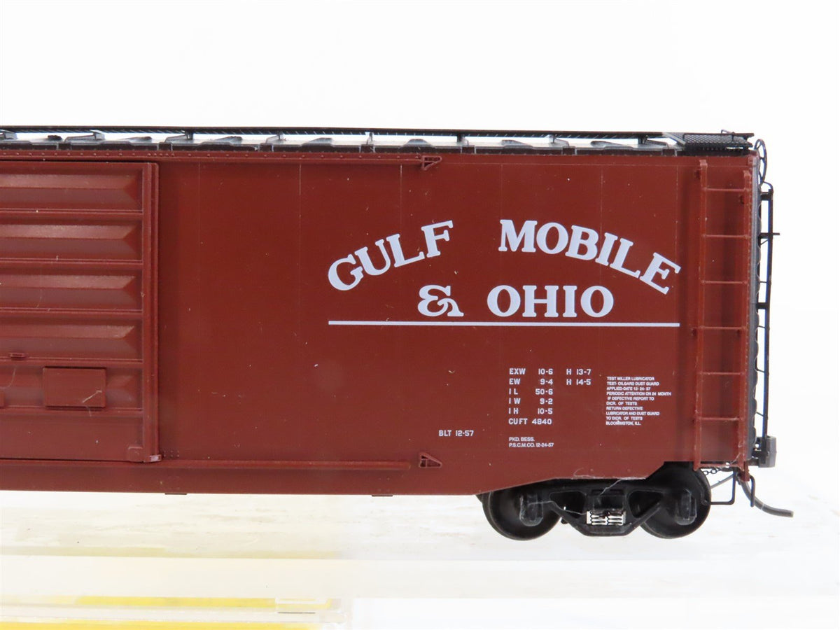 HO Scale Kadee 6003 GM&amp;O Gulf Mobile &amp; Ohio 50&#39; Single Door Box Car #9758