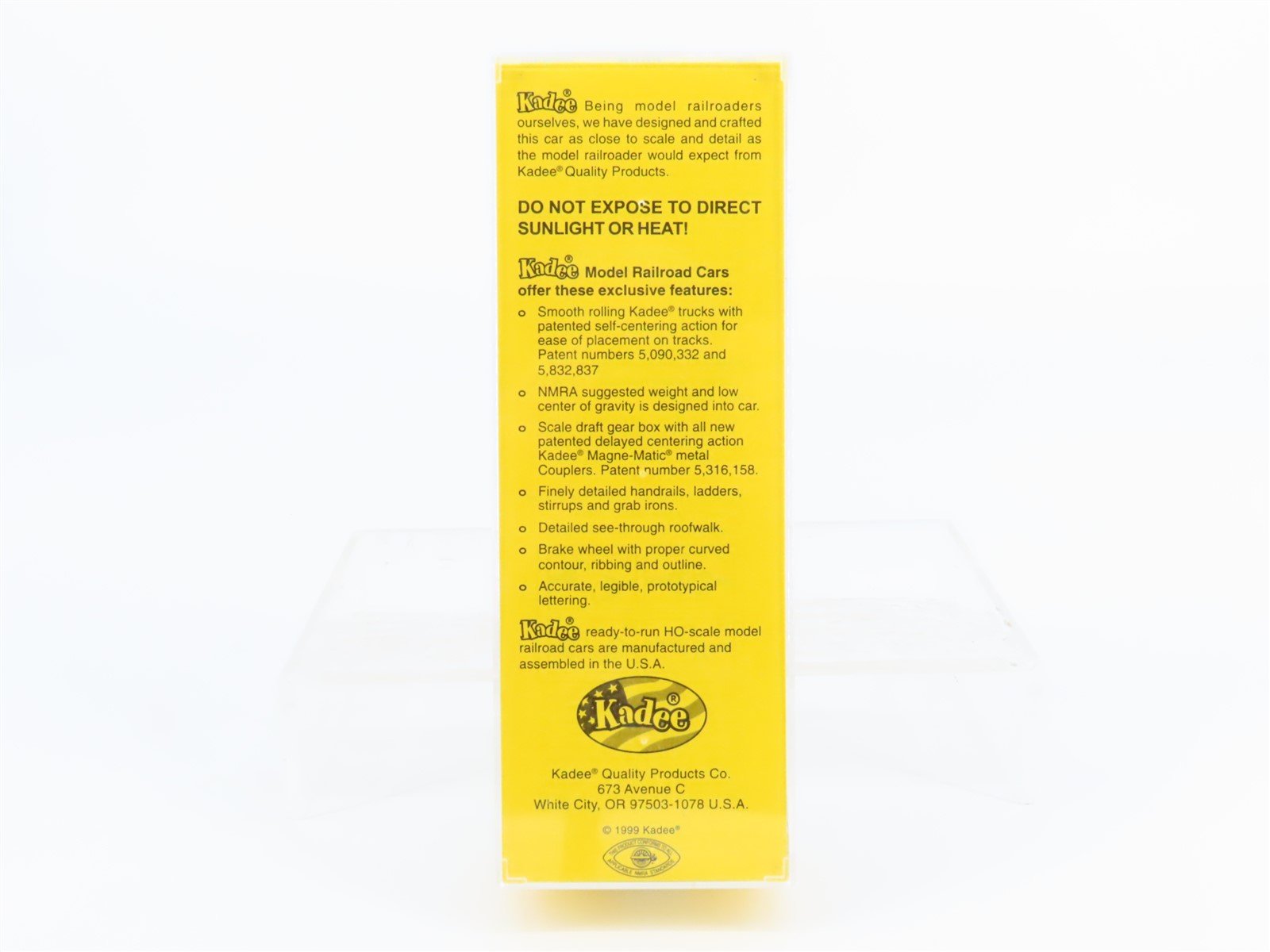 HO Scale Kadee 6003 GM&O Gulf Mobile & Ohio 50' Single Door Box Car #9758