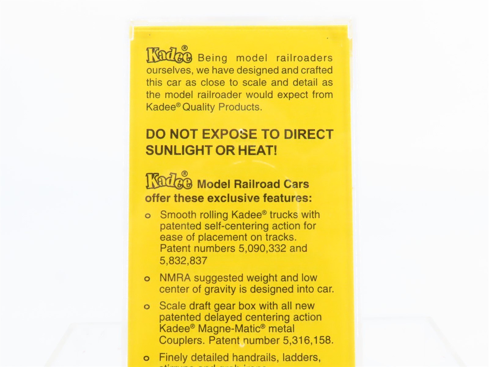 HO Scale Kadee 6003 GM&O Gulf Mobile & Ohio 50' Single Door Box Car #9758