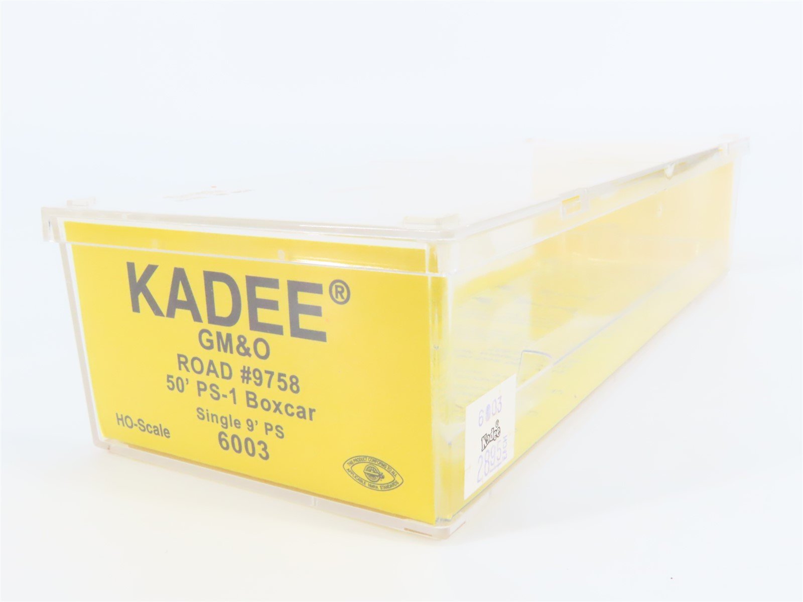 HO Scale Kadee 6003 GM&O Gulf Mobile & Ohio 50' Single Door Box Car #9758