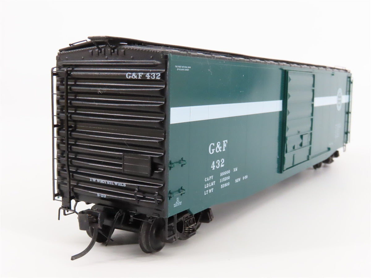 HO Scale Kadee 6104 G&amp;F Georgia &amp; Florida 50&#39; Single Door Box Car #432