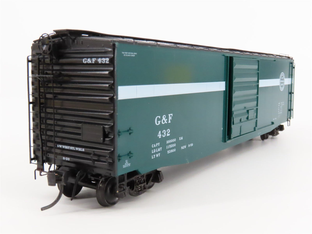 HO Scale Kadee 6104 G&amp;F Georgia &amp; Florida 50&#39; Single Door Box Car #432